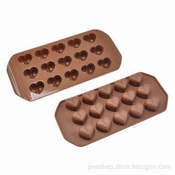 Silicone candy molds with 15 cavity